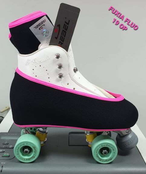 ROLLER BAND NERA E ROSA FLUO